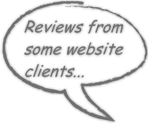 Reviews from some website clients